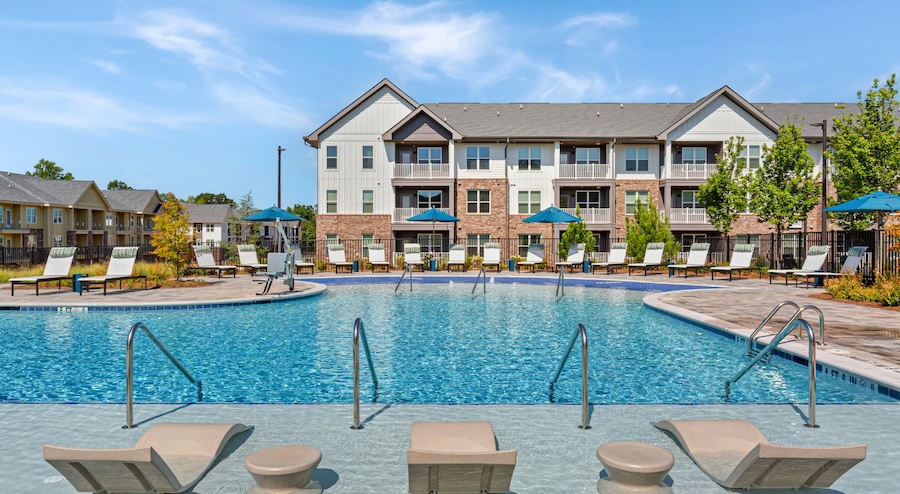 The Averly Collins Hill community houses high-end residents in Lawrenceville, GA.